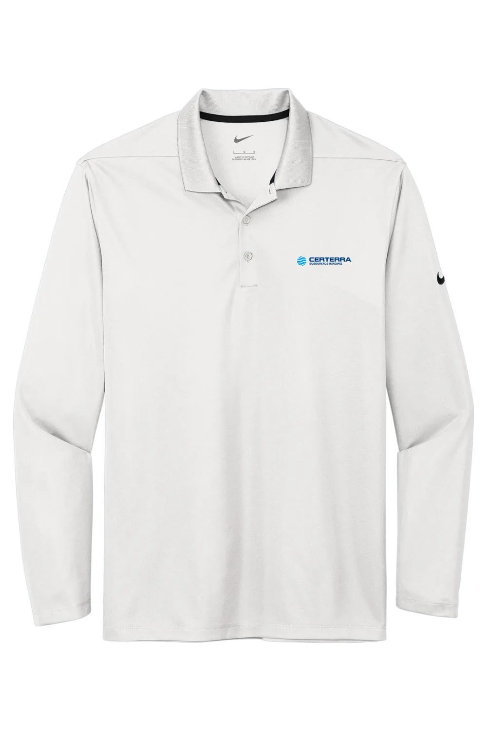 Men's Nike Long Sleeve Polo - Image 3