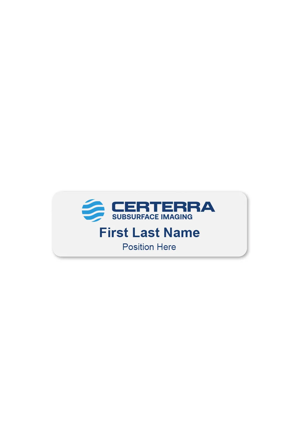 Name Badge 1"x 3"