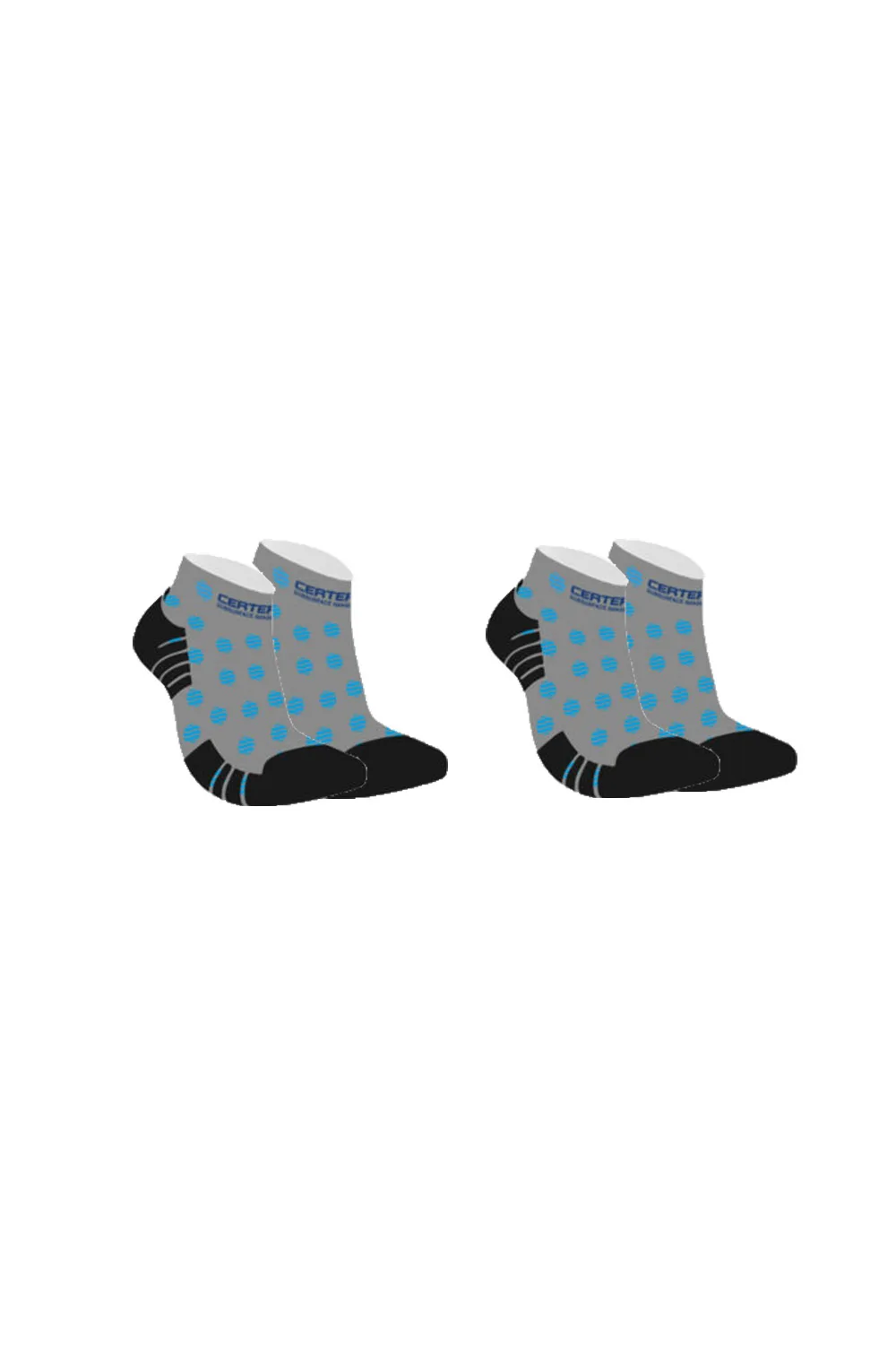 2 - Pair Bundle - High-Speed Athletic Ankle Socks