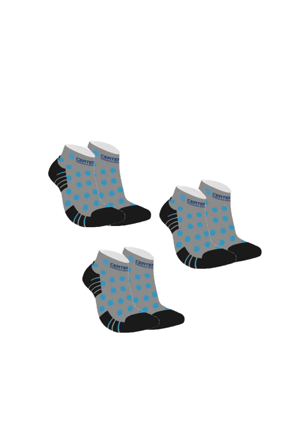 3 - Pair Bundle - High-Speed Athletic Ankle Socks